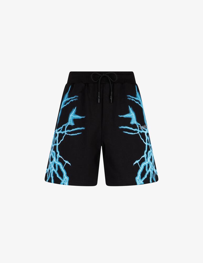 rinascente Phobia Lateral lightning print sweatshorts