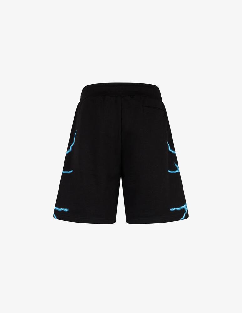 rinascente Phobia Lateral lightning print sweatshorts