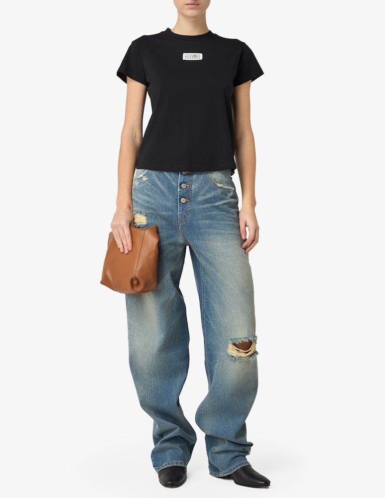 rinascente MM6 Maison Margiela Logo patch t-shirt