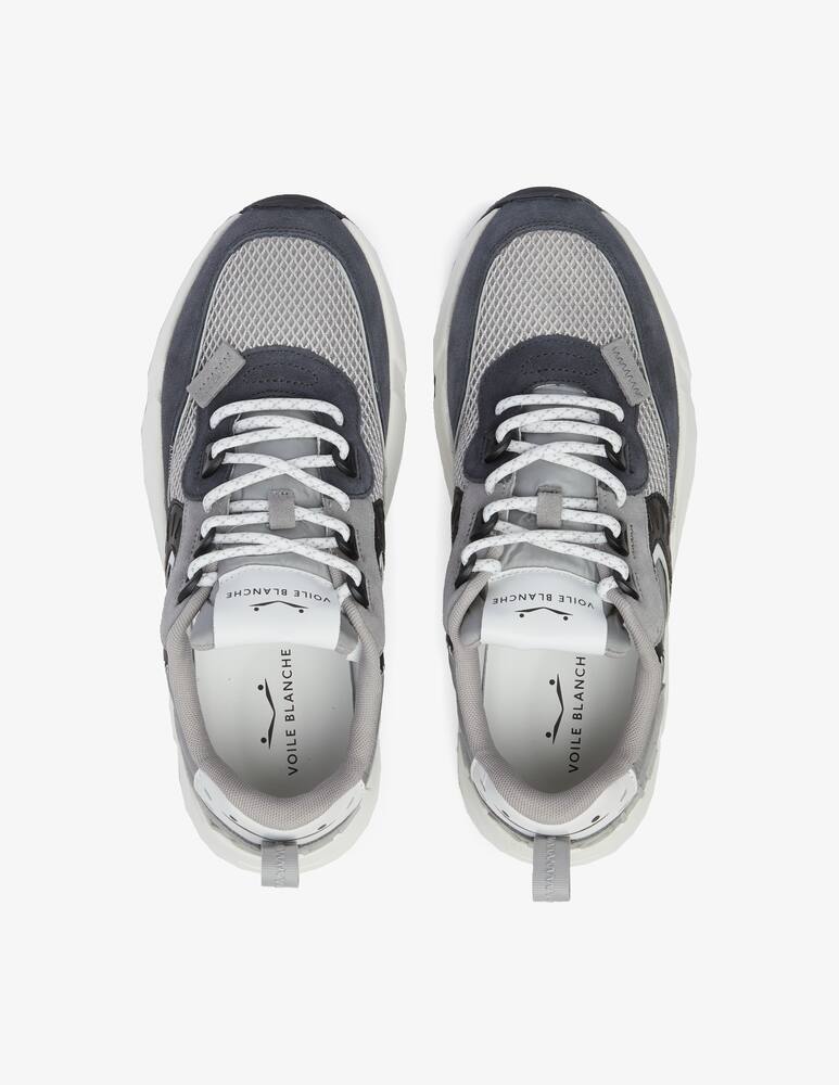 rinascente Voile Blanche Club01 multicolor lettering sneakers - black