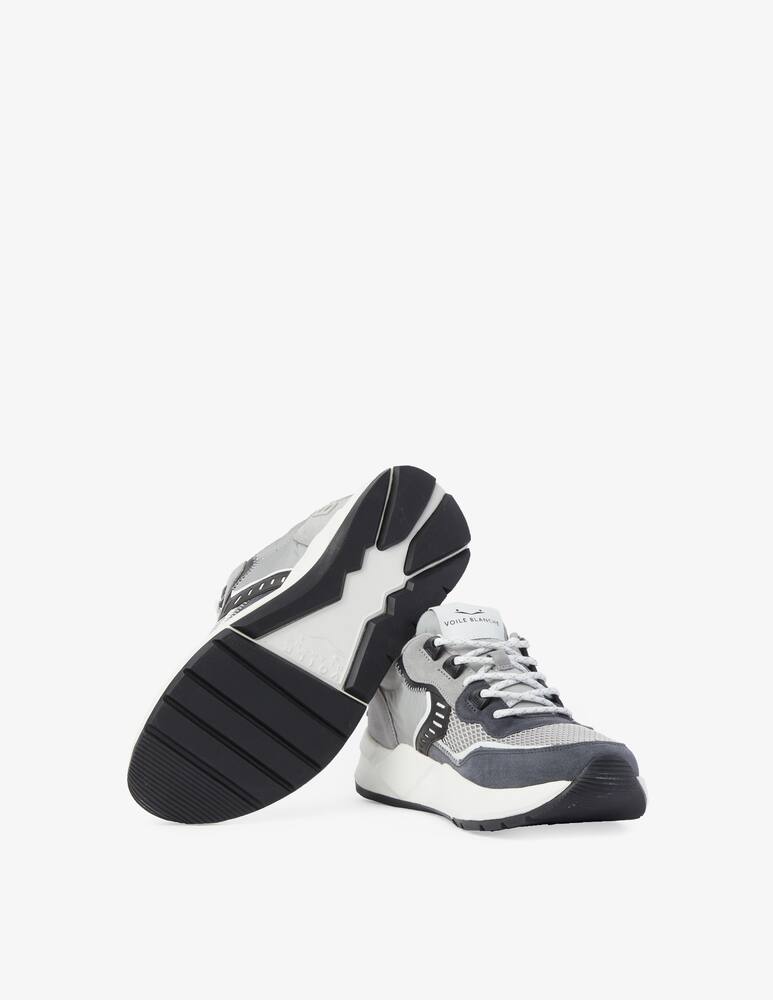 rinascente Voile Blanche Club01 multicolor lettering sneakers - black