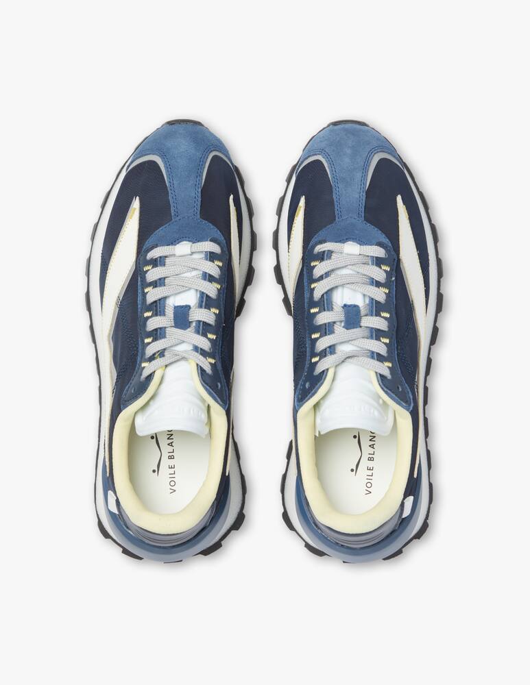 rinascente Voile Blanche Qwark spur running sneakers - blue