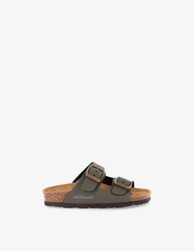 rinascente Grunland Sandalo doppia fascia nabuk sintetico