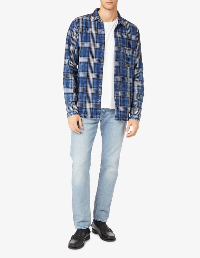 rinascente Replay Checked shirt - Blue