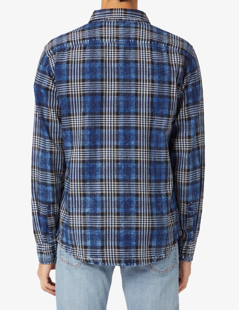 rinascente Replay Checked shirt - Blue