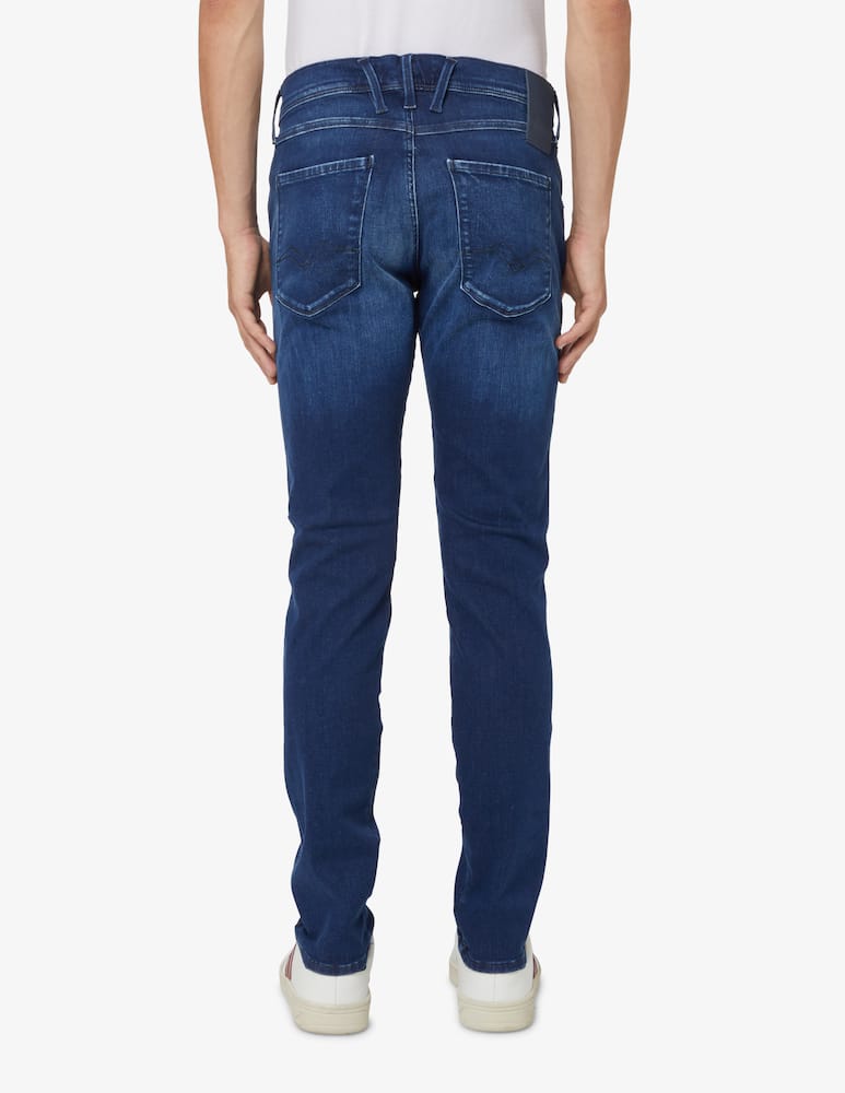 rinascente Replay Hyperflex anbass washed jeans - Blue