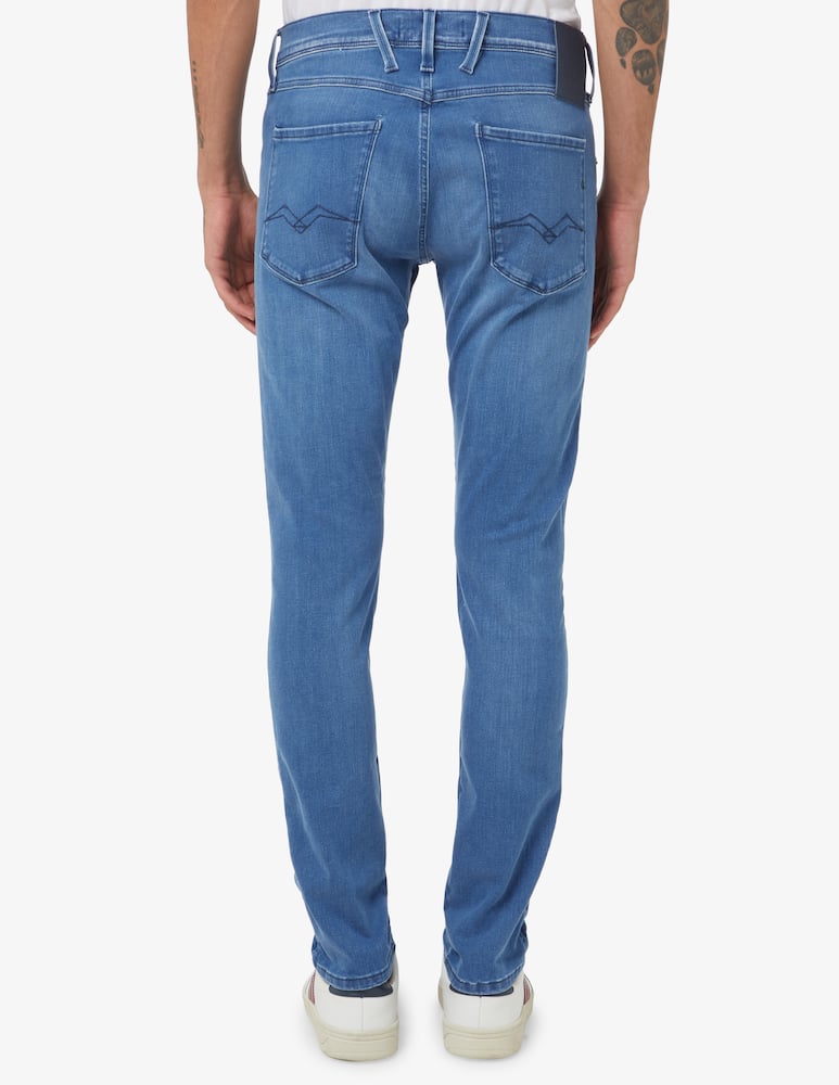 rinascente Replay Jeans hyperflex anbass lavato  - Blu