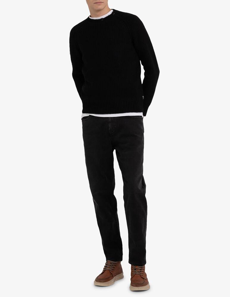 rinascente Replay Ruptures crewneck jumper