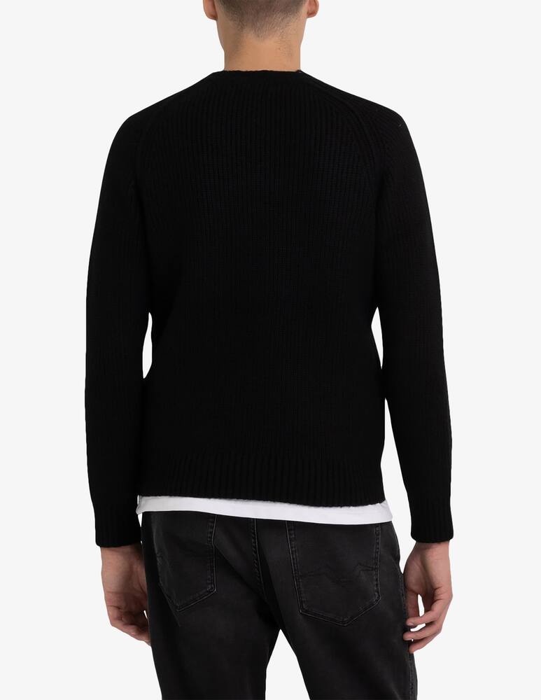 rinascente Replay Ruptures crewneck jumper