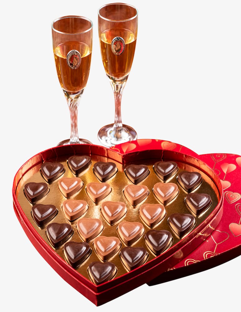 rinascente T'a Milano Confezione da 25 cuoricini fondente e al latte 200g