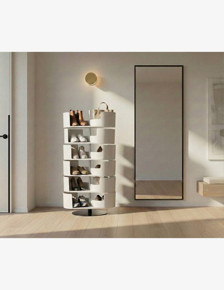 rinascente Soldidesign Infinity Bianco Scarpiera Di Design 6 Ripiani
