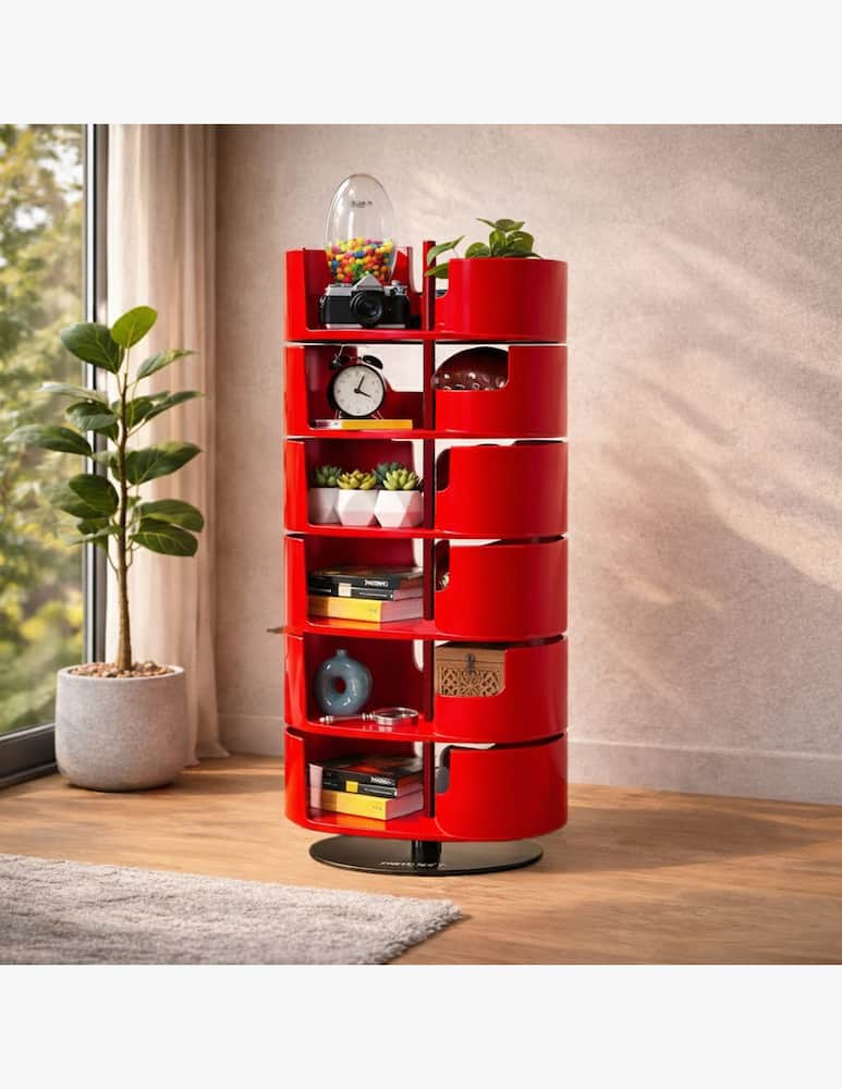Soldidesign Infinity Rosso Scarpiera Di Design 6 Ripiani - immagine 3 Soldidesign Infinity Rosso Scarpiera Di Design 6 Ripiani - immagine 3