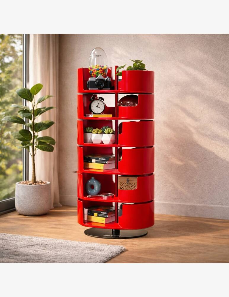 rinascente Soldidesign Infinity Rosso Scarpiera Di Design 6 Ripiani