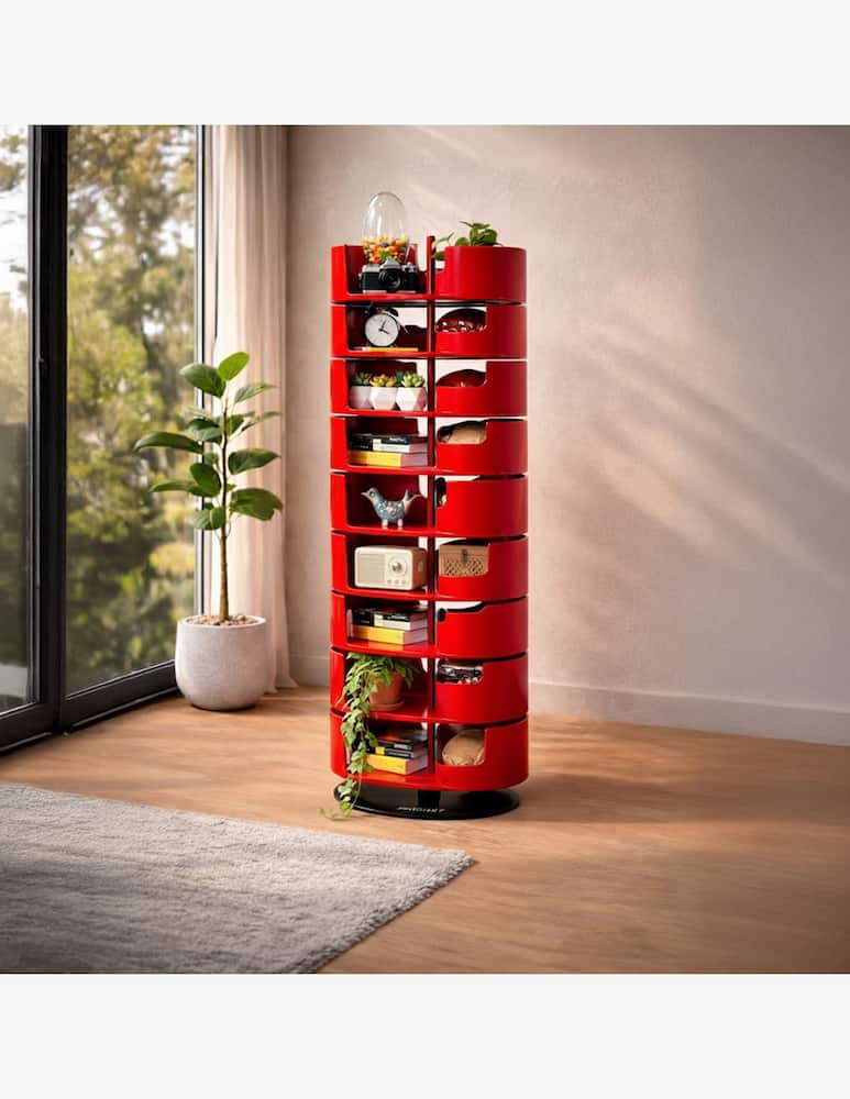 rinascente Soldidesign Infinity Rosso Scarpiera Di Design 9 Ripiani