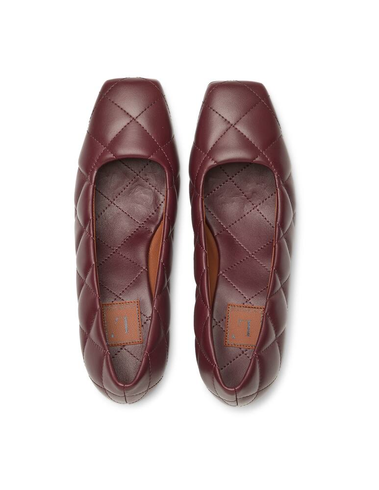 rinascente L'Autrechose Decolleté trapuntata nappa bordeaux