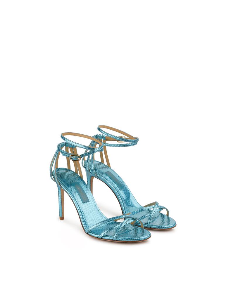 rinascente Giannico Eve python heeled sandals