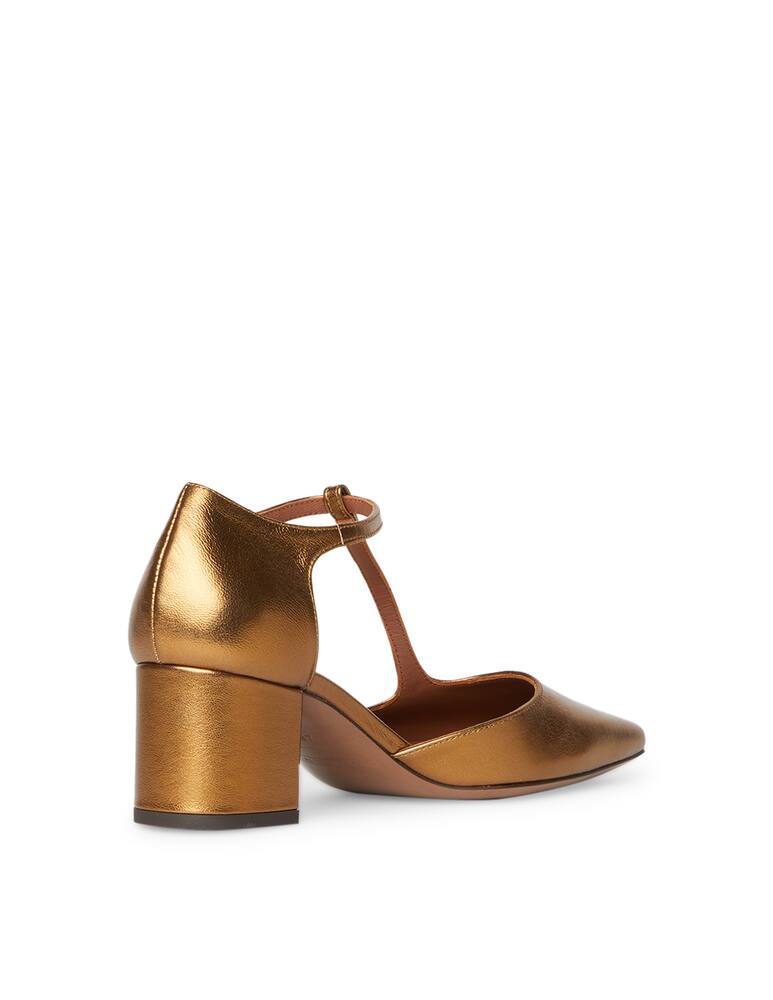 rinascente L'Autrechose Scarpe tacco basso t-bar in pelle