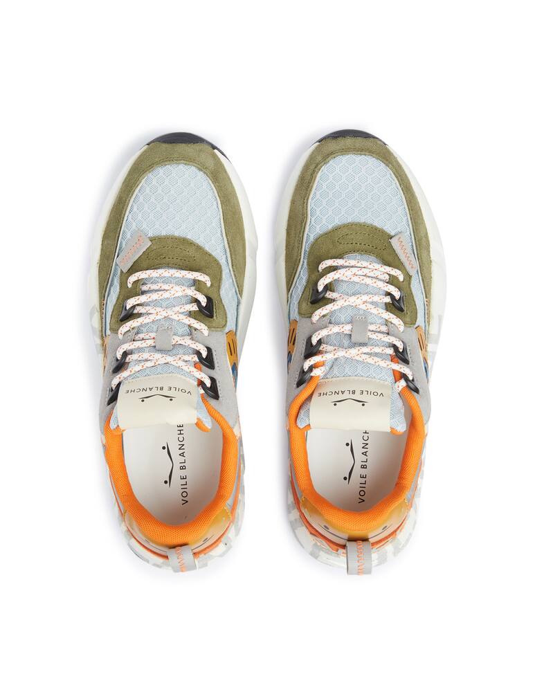 Voile Blanche Sneakers club01 multicolor scritta - verde - immagine 3 Voile Blanche Sneakers club01 multicolor scritta - verde - immagine 3