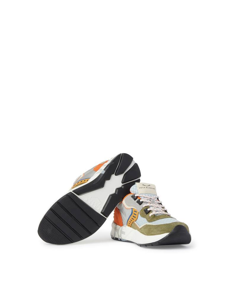 Voile Blanche Sneakers club01 multicolor scritta - verde - immagine 4 Voile Blanche Sneakers club01 multicolor scritta - verde - immagine 4