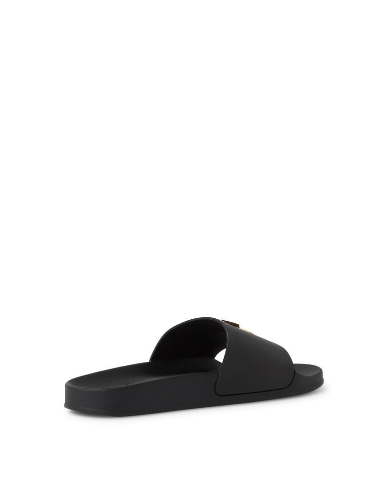 rinascente Giuseppe Zanotti Ciabatte logo in oro - nero