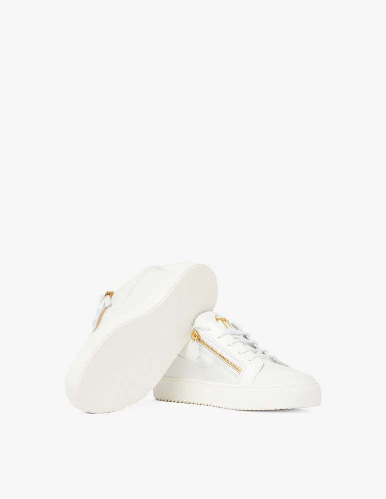 Giuseppe Zanotti Frankie 2 zip low sneakers - White - picture 5 Giuseppe Zanotti Frankie 2 zip low sneakers - White - picture 5