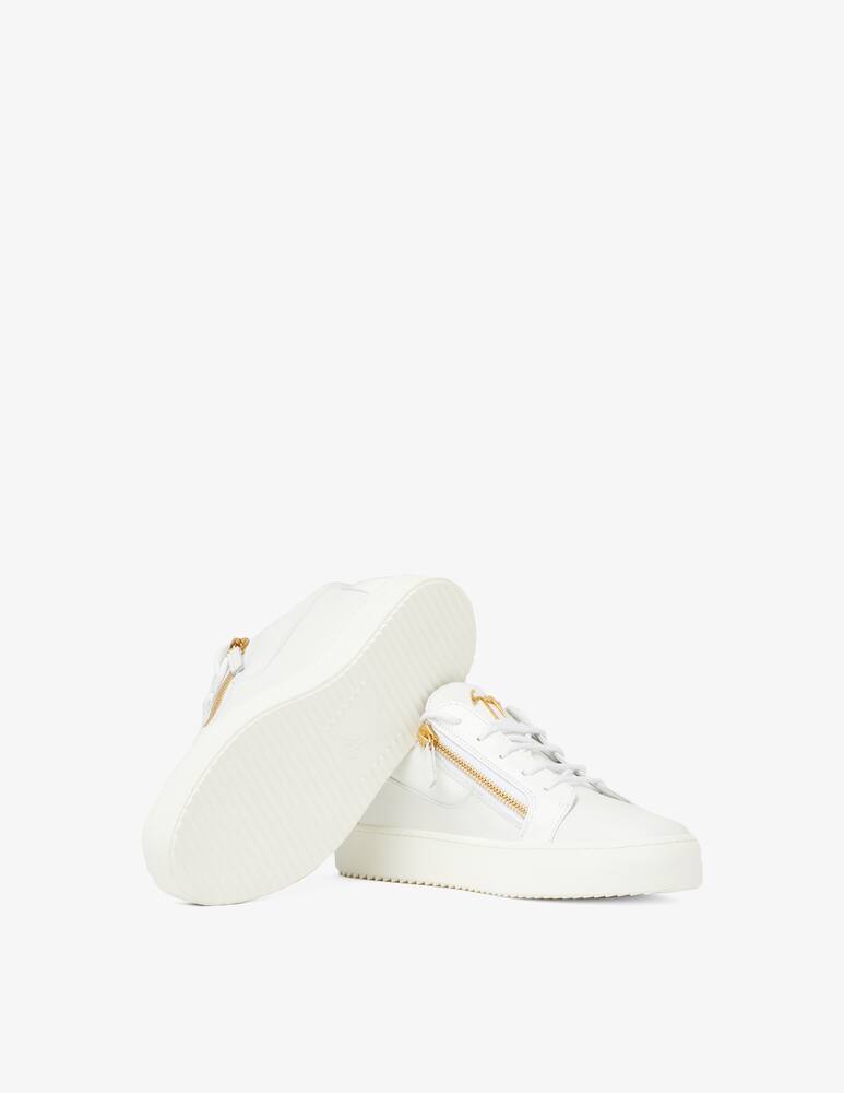 rinascente Giuseppe Zanotti Maylondon zip low sneakers - white
