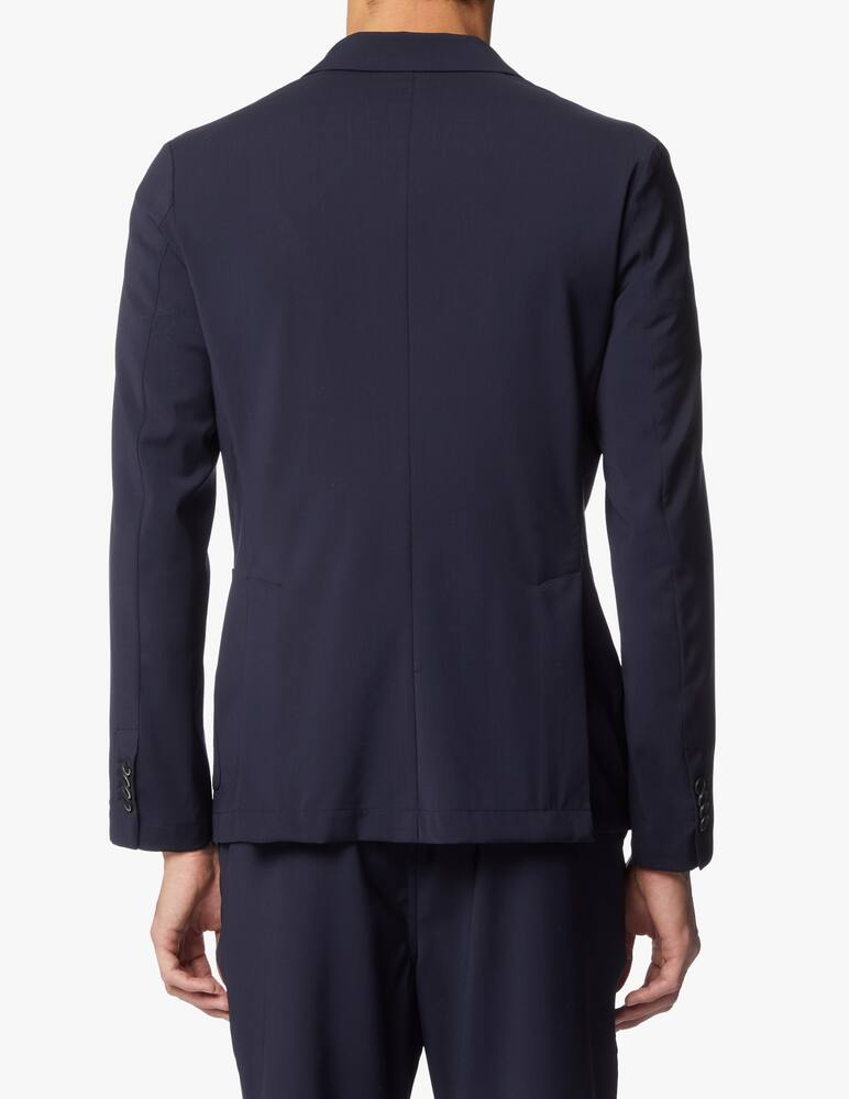 rinascente Barena Borgo canvas blazer jacket - blue