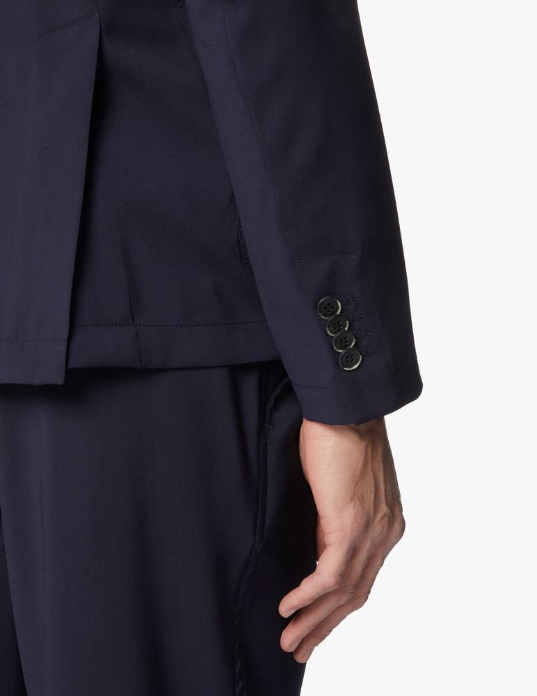 rinascente Barena Borgo canvas blazer jacket - blue