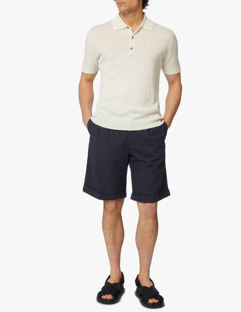 rinascente Barena Linen and cotton polo 