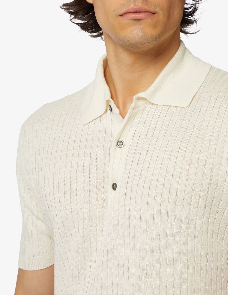 rinascente Barena Linen and cotton polo 