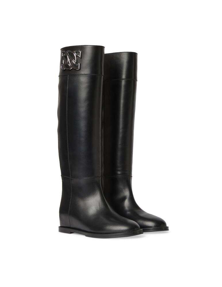Casadei C Chain knee-high boots - picture 3 Casadei C Chain knee-high boots - picture 3