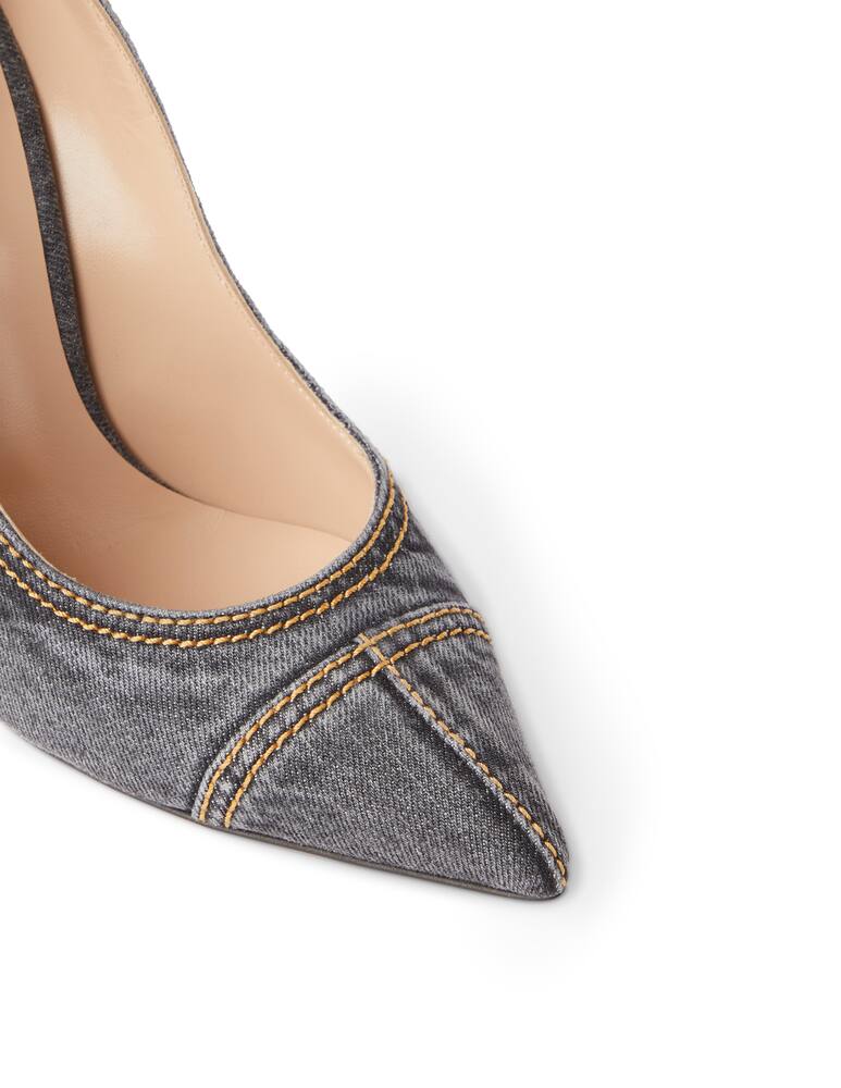 rinascente Casadei Blade Denim Pumps - black