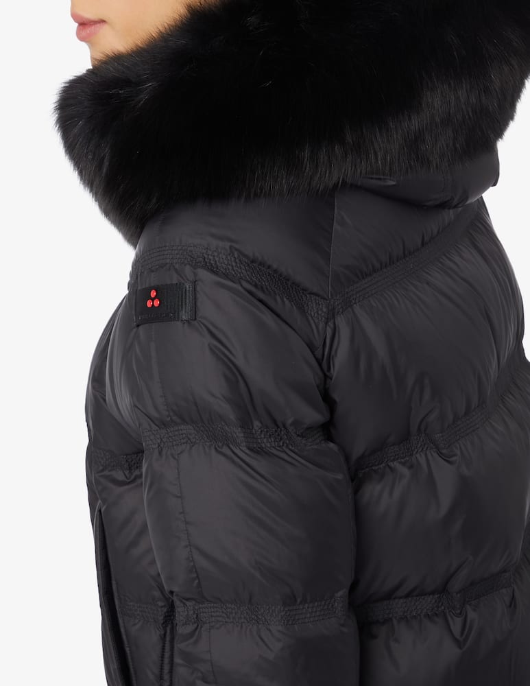 rinascente Peuterey Flared takan with synthetic fur