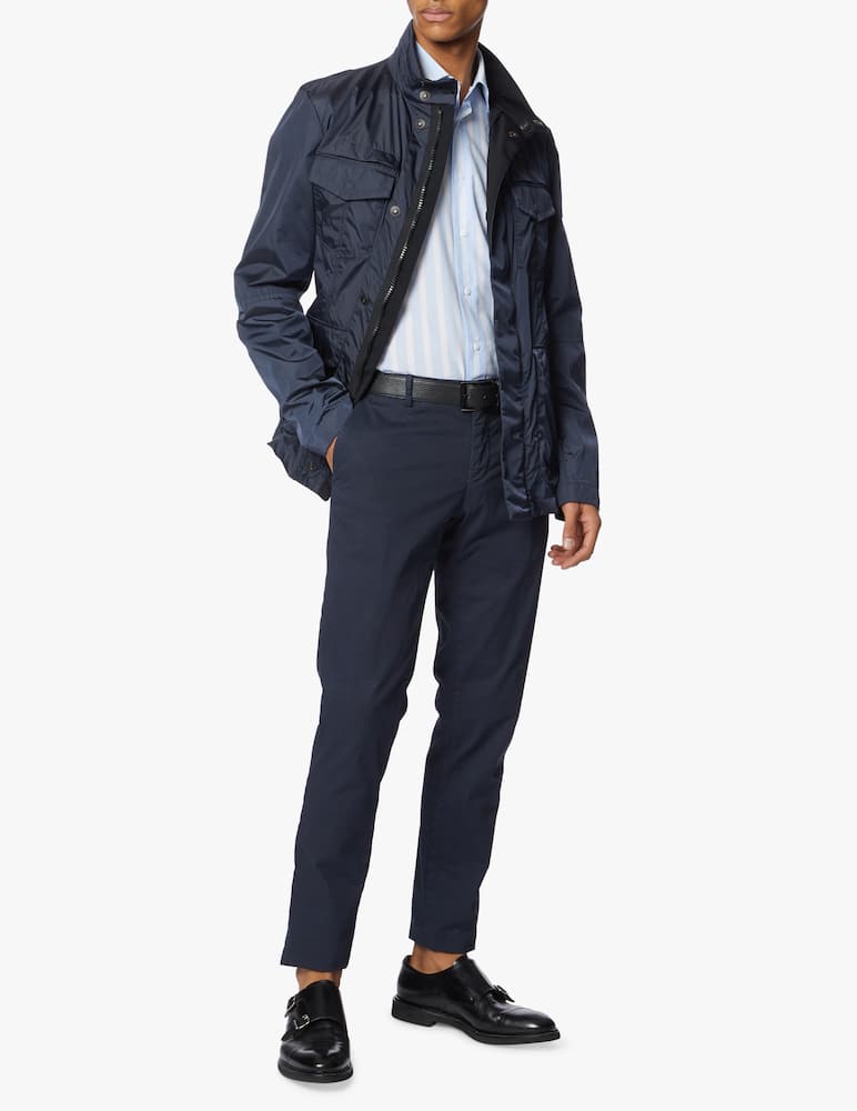 rinascente Peuterey Metal nylon field jacket - blue