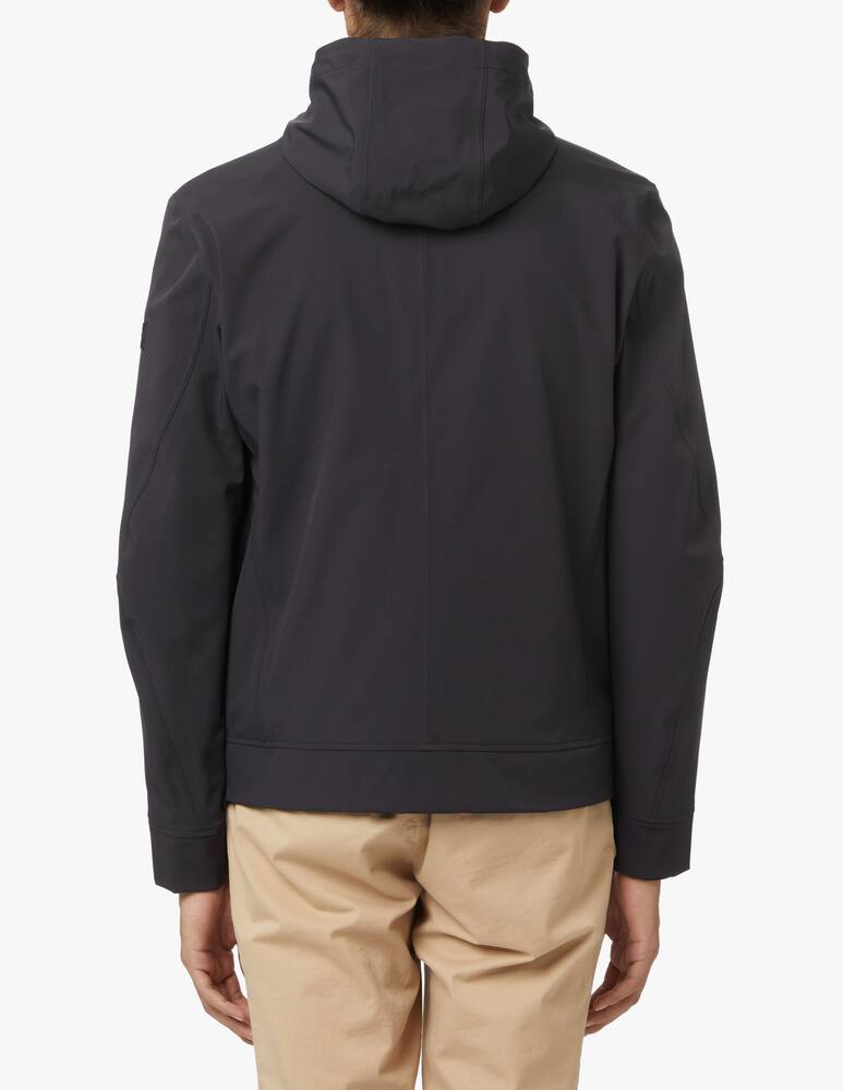 rinascente Peuterey Lembata hooded softshell bomber jacket - blue