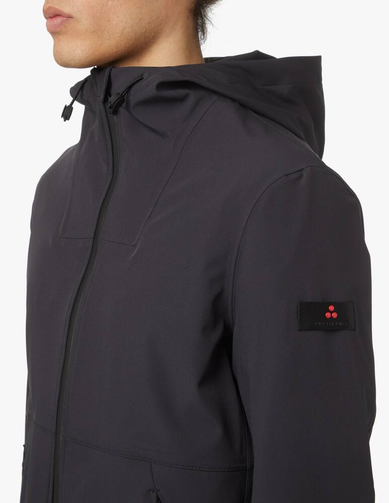 rinascente Peuterey Lembata hooded softshell bomber jacket - blue