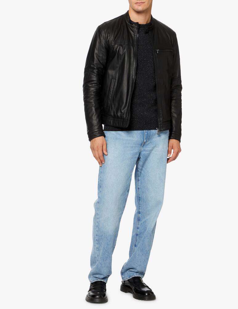 rinascente Peuterey Saguaro leather biker jacket