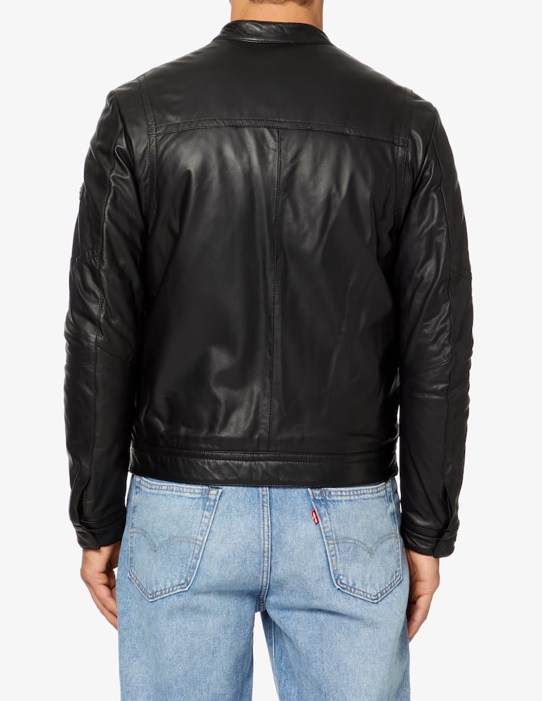 rinascente Peuterey Saguaro leather biker jacket