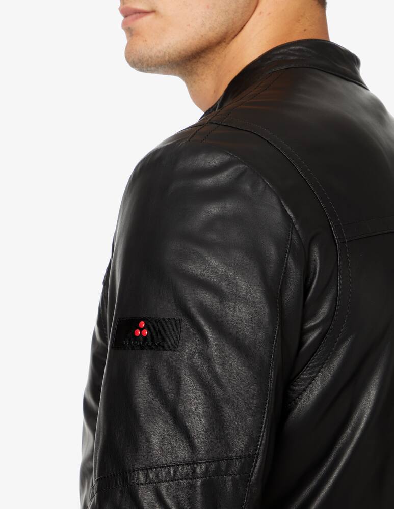 rinascente Peuterey Saguaro leather biker jacket