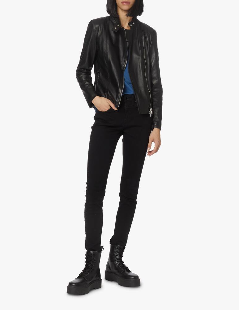 Peuterey Crissy Ws 02 leather jacket - black - picture 2 Peuterey Crissy Ws 02 leather jacket - black - picture 2