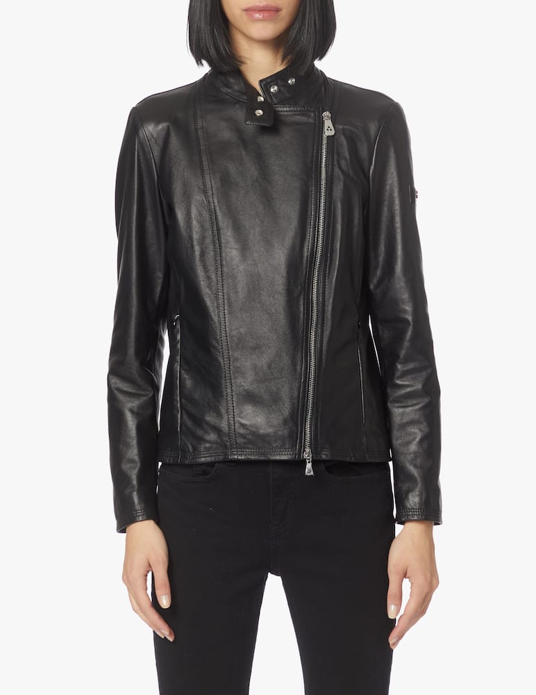 Peuterey Crissy Ws 02 leather jacket - black - picture 1 Peuterey Crissy Ws 02 leather jacket - black - picture 1