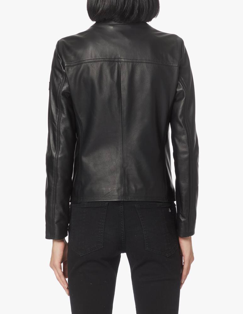 rinascente Peuterey Lover Ws 04 leather jacket - black