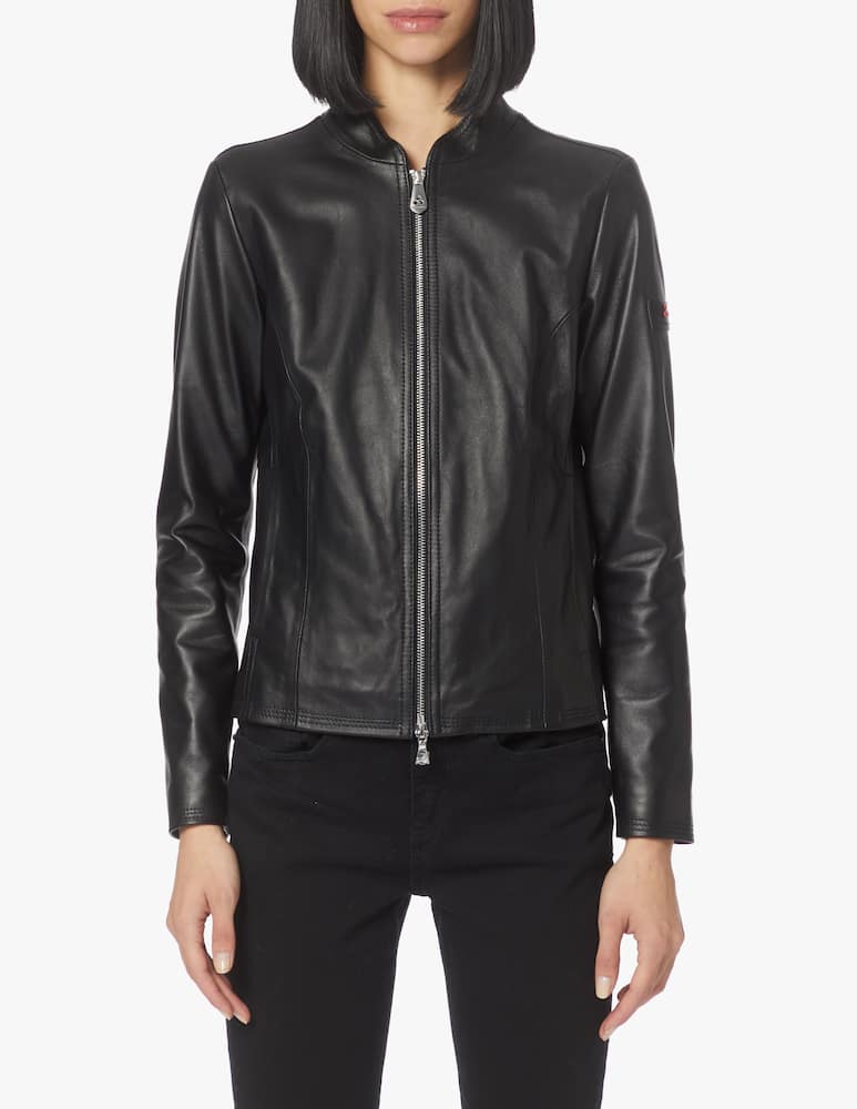 Peuterey Lover Ws 04 leather jacket - black - picture 1 Peuterey Lover Ws 04 leather jacket - black - picture 1