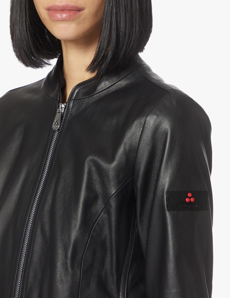 Peuterey Lover Ws 04 leather jacket - black - picture 4 Peuterey Lover Ws 04 leather jacket - black - picture 4