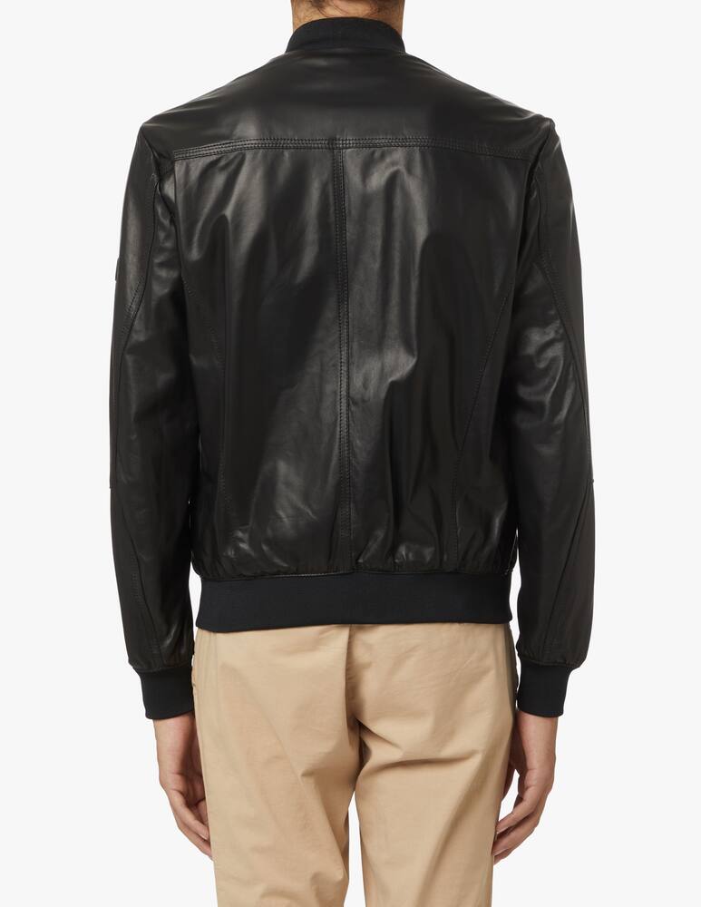 rinascente Peuterey Giacca bomber pelle sands - nero