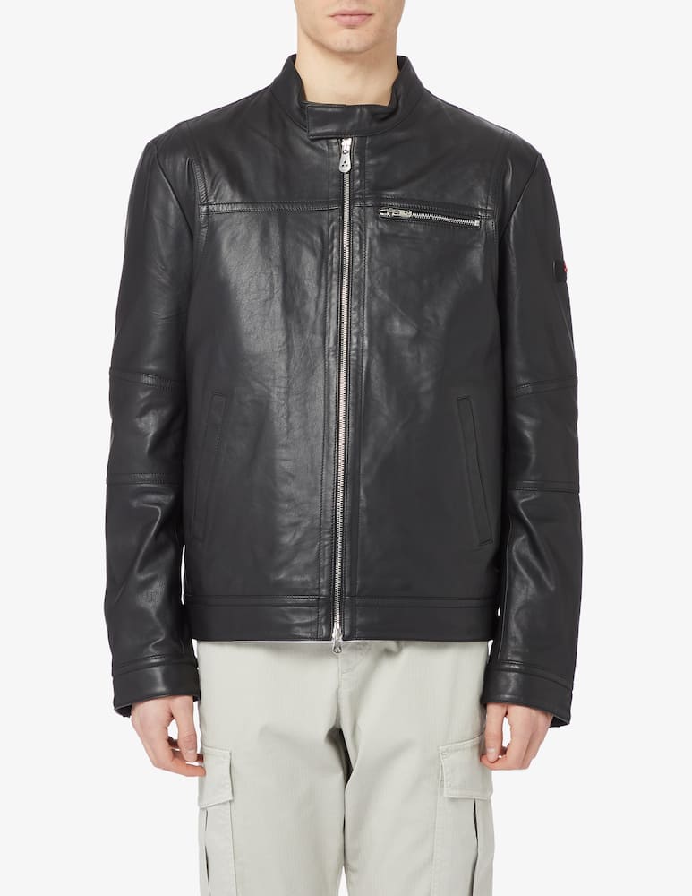 rinascente Peuterey Giacca biker in pelle 