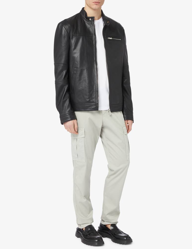 rinascente Peuterey Giacca biker in pelle 