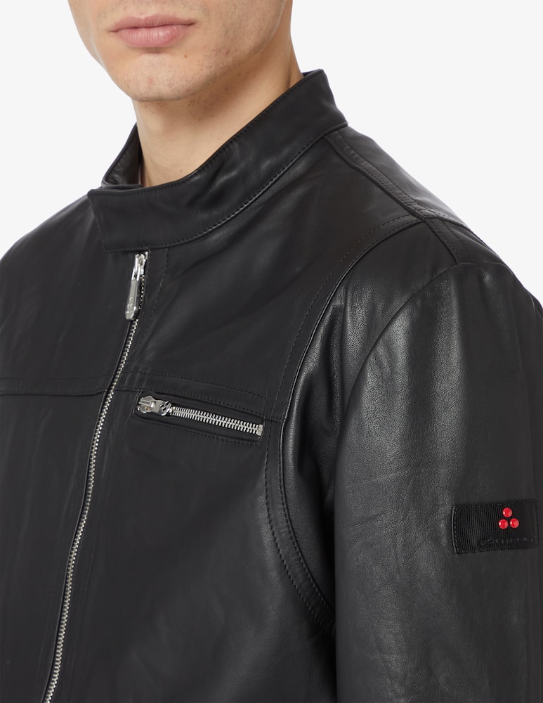 rinascente Peuterey Giacca biker in pelle 