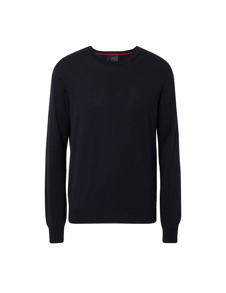 rinascente Peuterey Maglia girocollo in cotone dodos - blu