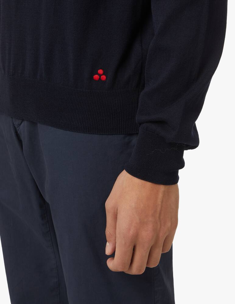 rinascente Peuterey Maglia girocollo in cotone dodos - blu